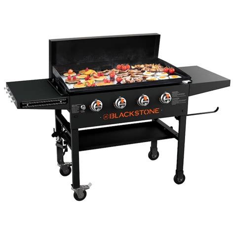 Blackstone 4-Burner Liquid Propane Flat Top Grill – Lowe's Inventory ...