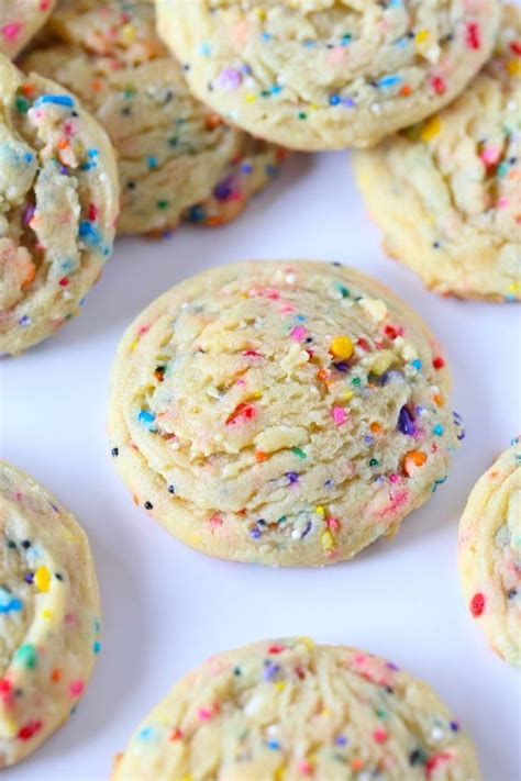 These SUPER SOFT Sprinkle Pudding cookies are so so easy and loaded ...