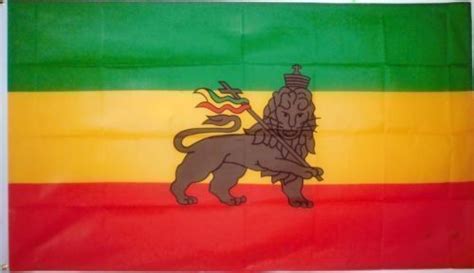 LION of JUDAH FLAG 5' x 3' Ethiopia Ethiopian Rastafarian Rasta ...