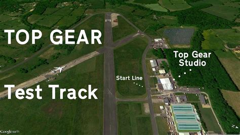 TOP GEAR Test Track from the Air 2 laps - YouTube