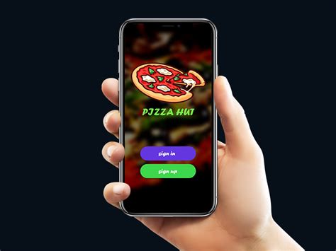 PIZZA HUT mobile app UI/UX design on Behance