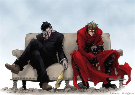 Trigun, Vash The Stampede, Gun, Glasses, Nicholas D. Wolfwood, Machine ...