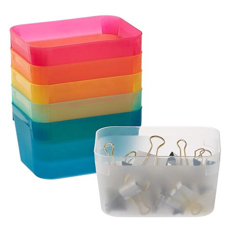 3-Tier Cart Multicolor Organizer Trays | The Container Store