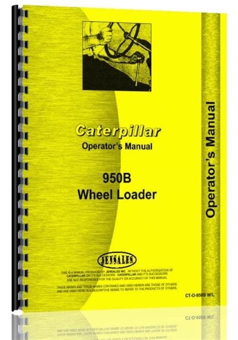 Caterpillar 950B Wheel Loader Operators Manual