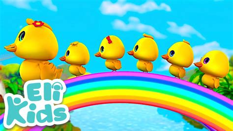 Five Little Ducks | Eli Kids Song & Nursery Rhymes Compilations - YouTube