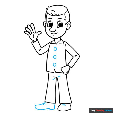 How to Draw a Man for Kids - Really Easy Drawing Tutorial