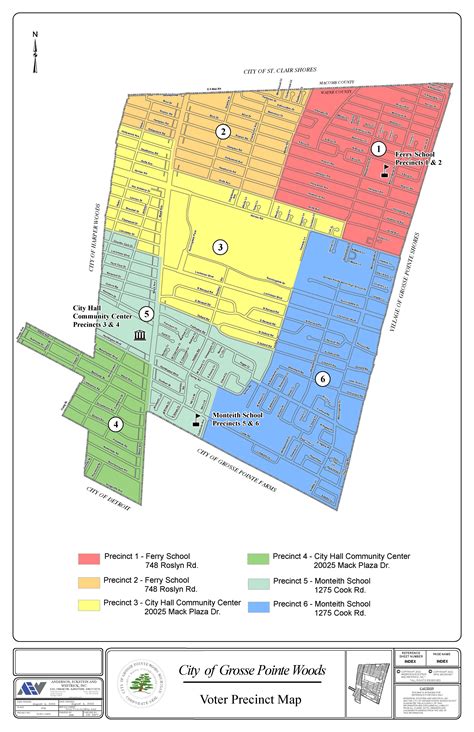 Precinct Map | Grosse Pointe Woods Michigan