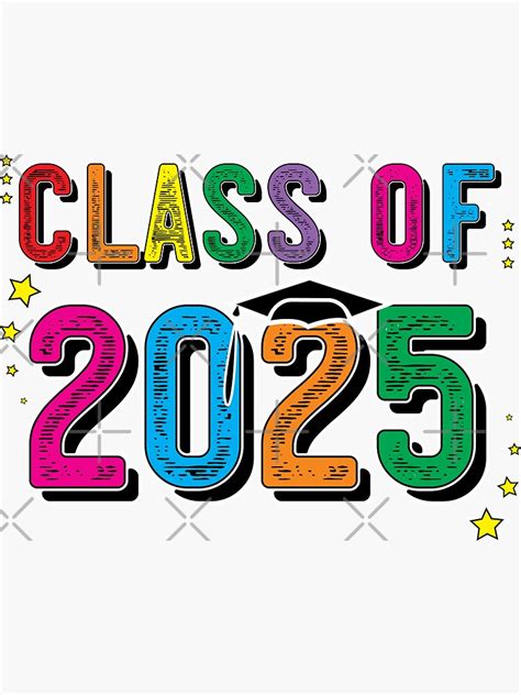 "Class Of 2025 Graduation Senior Finishing School" Sticker by ZNOVANNA ...