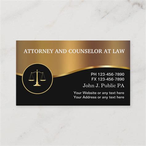 Attorney Business Cards | Zazzle