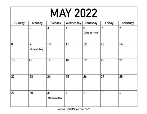 March 2024 Calendar With Holidays Printable - Arabel Kendra