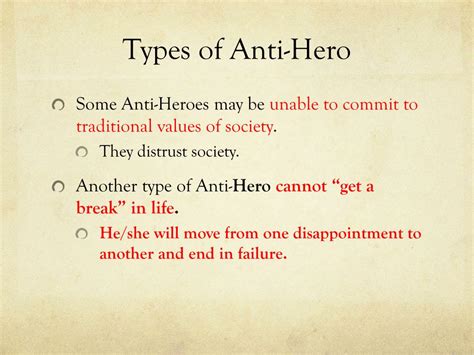 PPT - The Hero, The Tragic Hero, and The Anti-Hero PowerPoint ...