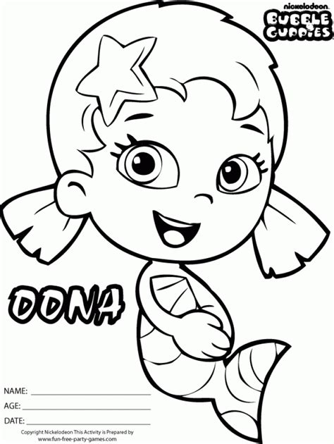 Get This Printable Bubble Guppies Coloring Pages 811899