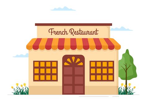 French Cuisine Restaurant with Various Traditional or National Food ...