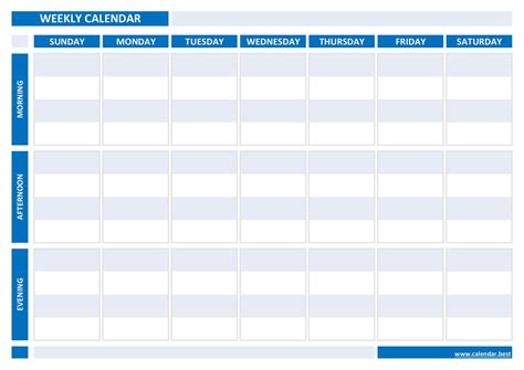 Best Printable Weekly Calendar - 2024 CALENDAR PRINTABLE