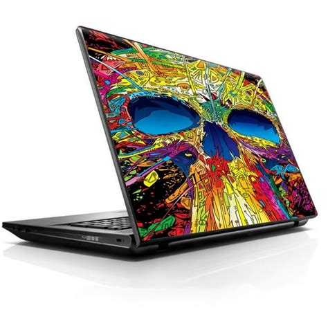 Laptop Notebook Universal Skin Decal Fits 13.3" To 16" / Colorful Skull ...