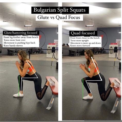 Bulgarian Split Squat Form Glutes