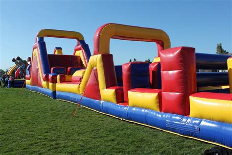 70 ft Inflatable Obstacle Course - Lets Party