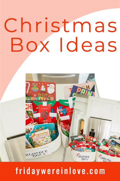 Christmas Box Ideas + What to Put in a December 1st Box