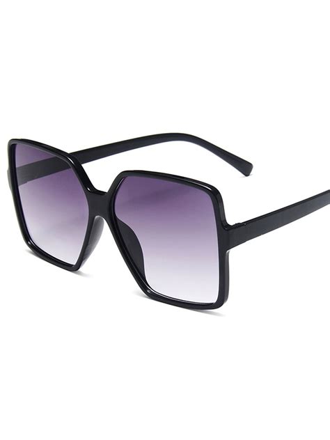 LALLCAS - Women's Oversized Retro Sunglasses Big Large Square Sun ...