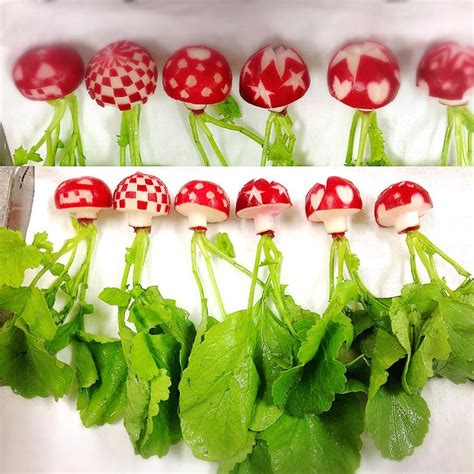 Amazing radish carving by Instagram de @minetosi.tasiro • 653 J’aime ...