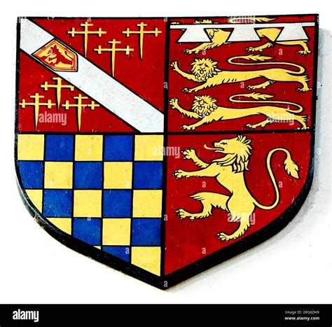 Shield, Coat of Arms of the Duke of Norfolk, Flitcham church, Norfolk ...