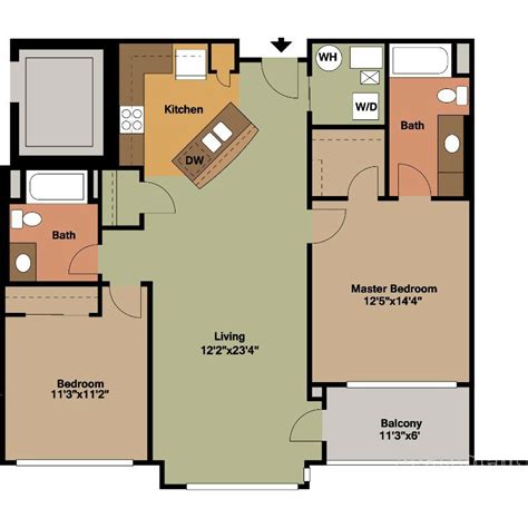 Floor Plan Style A - Jackson Square