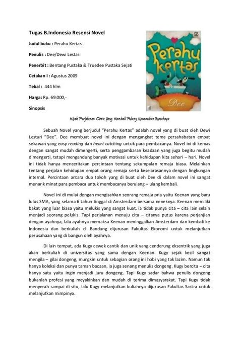 Contoh Resensi Buku Novel Perahu Kertas in 2022 | Resensi buku, Novel, Buku