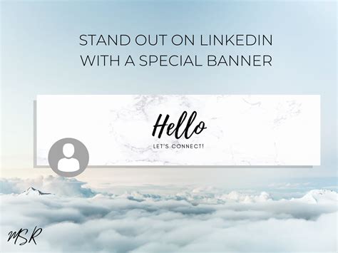 Linkedin Banner With Let's Connect Instant Download for Linkedin ...