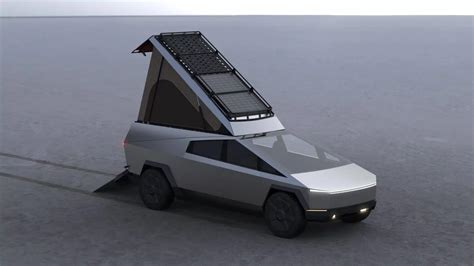 Feast your eyes on the futuristic Tesla Cybertruck camper