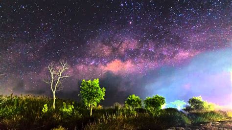 milky way time lapse - YouTube