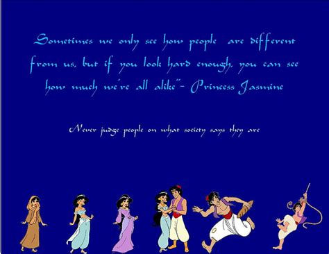 Jasmine all alike, jasmine, aladdin, disney, quote, HD wallpaper | Peakpx