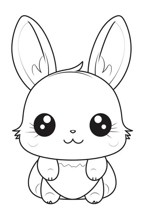 Printable Baby Bunny Coloring Pages