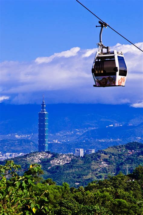 City view from Maokong Gondola - Crystal Cabin with Glass Bottom Taipei ...