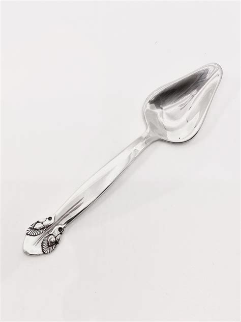 Georg Jensen Bittersweet Sterling Silver Grapefruit Spoon 075 - Greg ...