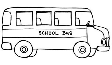 School Bus Coloring Pages For Preschool Coloring Pages