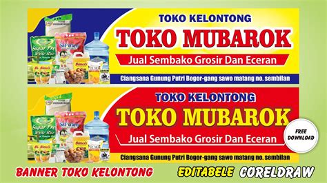 Contoh Desain Banner Toko Kelontong Gambar Contoh Banners Images ...