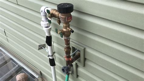 Installing Backflow Preventer On Inground Sprinkler System - YouTube