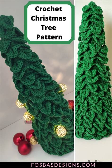 Crochet Christmas Tree Pattern - Fosbas Designs