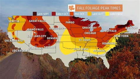 US Fall Foliage 2017 | The weather channel, Fall travel, Fall foliage