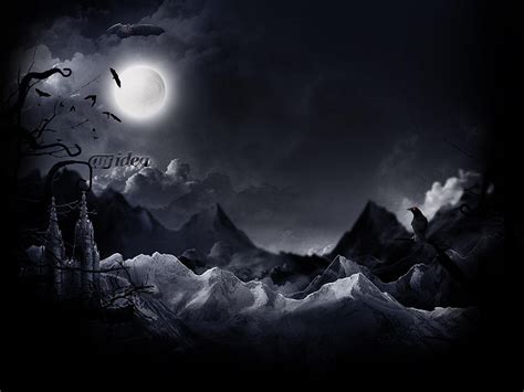 Dark Night Moon, anime bulan gelap Wallpaper HD | Pxfuel