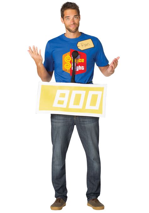 Price is Right Yellow Contestant Costume for Adults