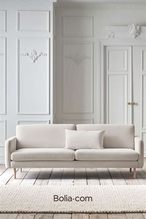 Minimalistic white tones | Sofa design, White fabric sofa, Elegant sofa