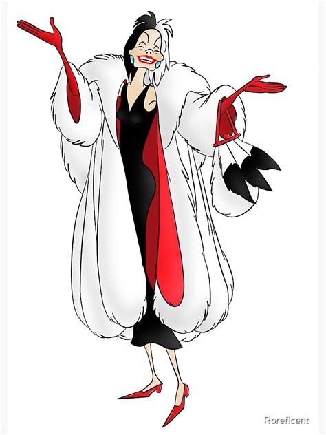 "Cruella De Vil - Classic Cartoon Villain" Photographic Print for Sale ...