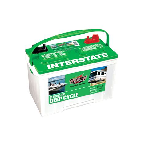 Interstate Marine/RV Deep Cycle Battery, Group Size 27DC, 600 CCA ...