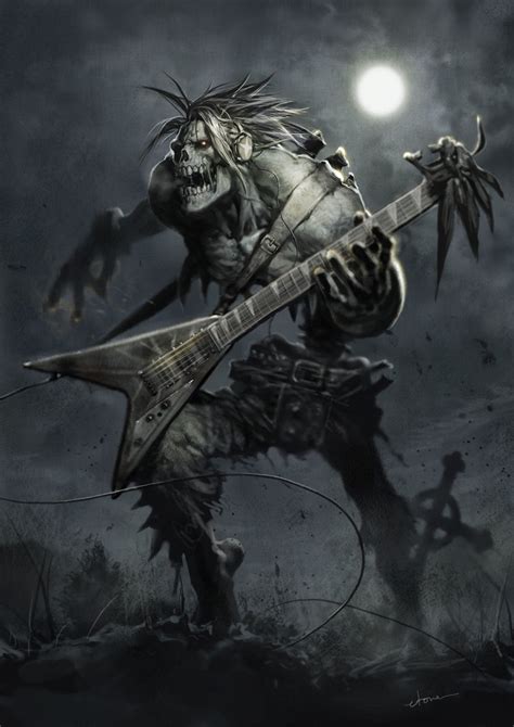 ArtStation - Rocker of Darkness, JH Stonehouse | Heavy metal art ...