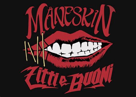 'Maneskin Zitti e Buoni' Poster by Red Veles | Displate