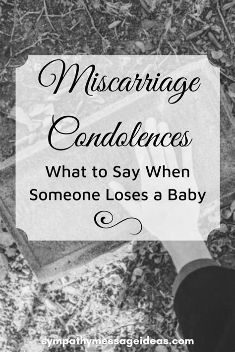 Miscarriage Condolences: What to Say When Someone Loses a Baby ...