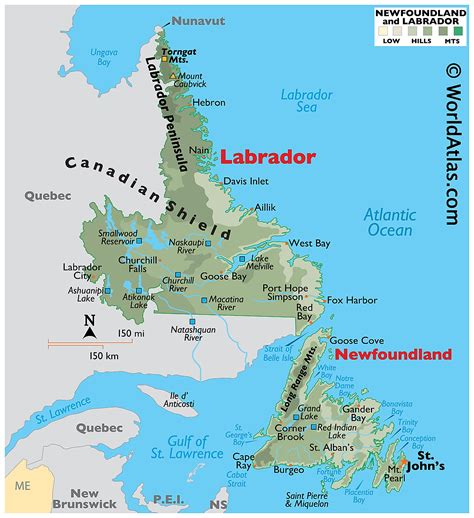 Newfoundland and Labrador Maps & Facts - World Atlas