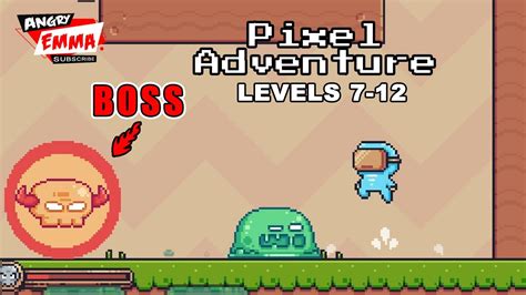 Pixel Adventure - Levels 7-12 + BOSS (Android Gameplay) - YouTube