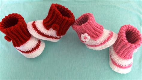 Crochet Baby Shoes With Little Flower - Crochet Ideas